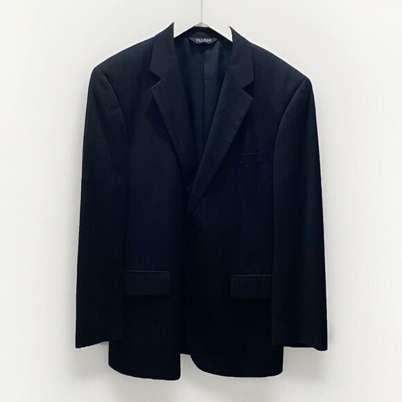 Jos. A. Bank Other - Jos A Bank Jacket Black Pinstripe 100%‎ Wool Sport Coat Blazer 42R